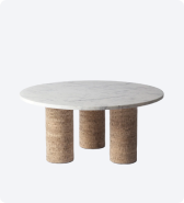Round Terra Marble Table
